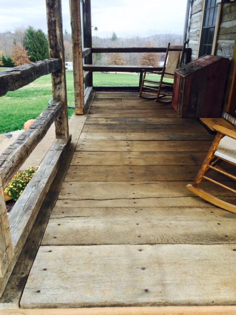 Reclaimed Threshing flooring example