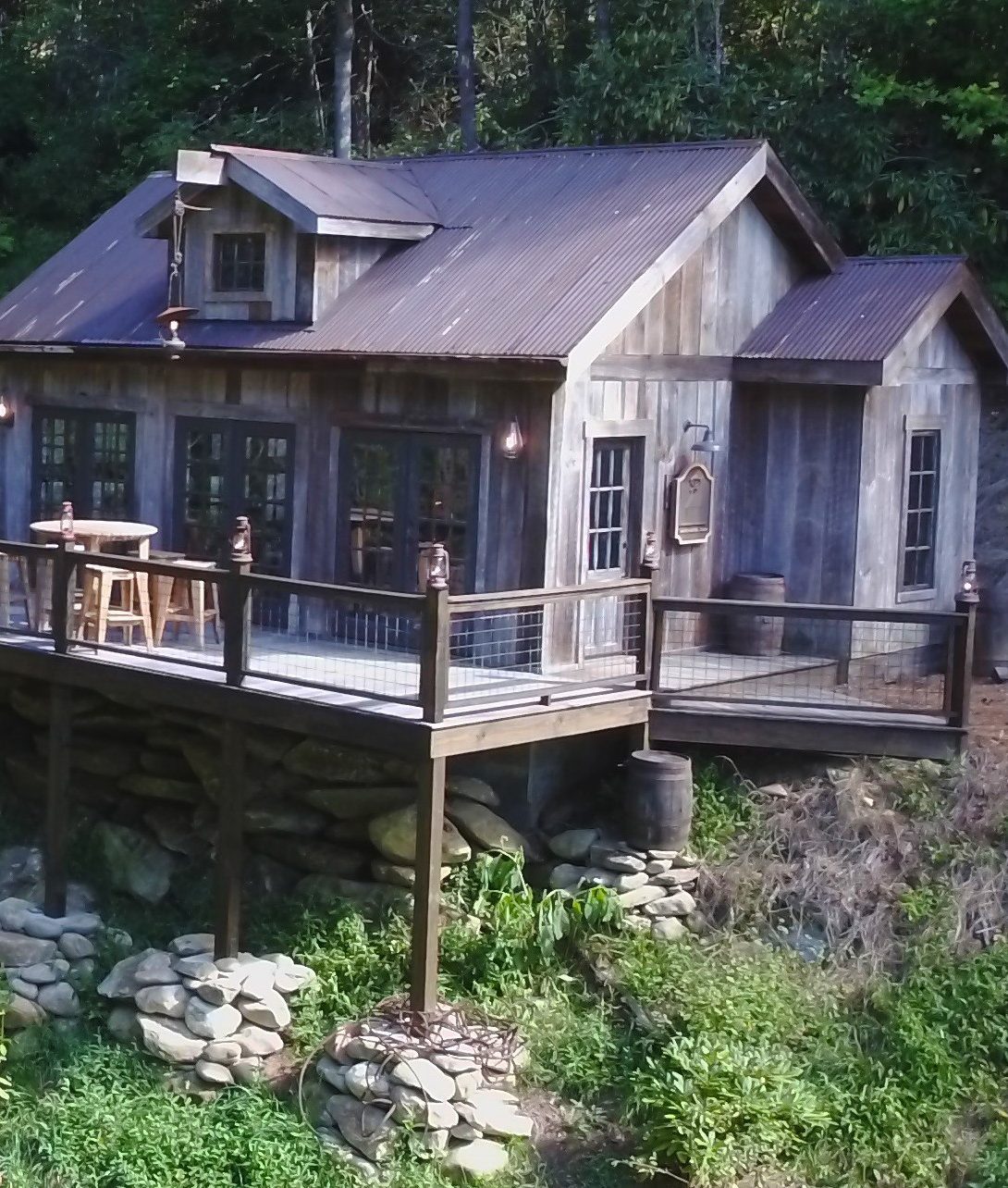 Reclaimed Grey and Brown Wood Barn Siding