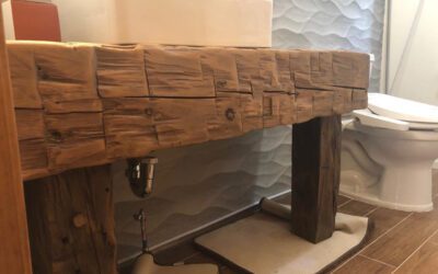 Hand Hewn Bath Vanity