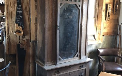 Vintage Wooden Gun Cabinet